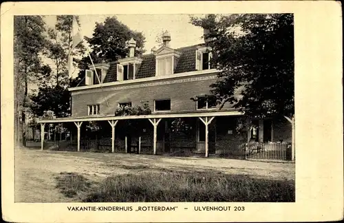 Ak Ulvenhout Nordbrabant Niederlande, Vakantie Kinderhuis Rotterdam