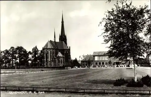 Ak Ulvenhout Nordbrabant Niederlande, R. K. Kerk