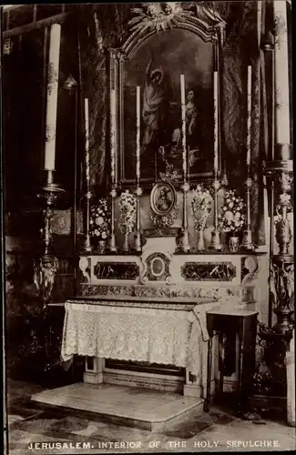 Ak Jerusalem Israel, Interior of the Holy Sepulchre