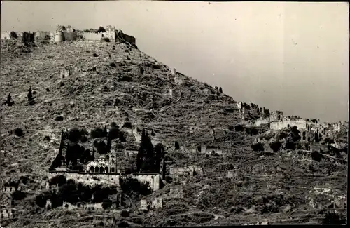 Ak Mystras Griechenland, Teilansicht