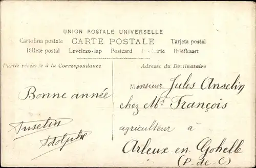 Ak Kind mit Fahrrad, Blumen, Portrait, Blumenstrauß