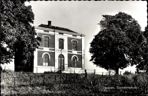 Ak Heteren Gelderland, Gemeentehuis