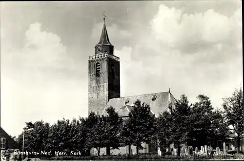 Ak Rijnsburg Südholland, Ned. Herv. Kerk