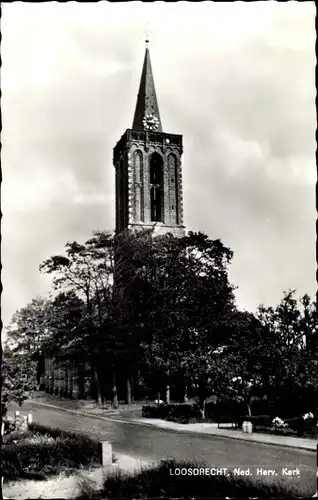 Ak Loosdrecht Nordholland Niederlande, Ned. Herv. Kerk