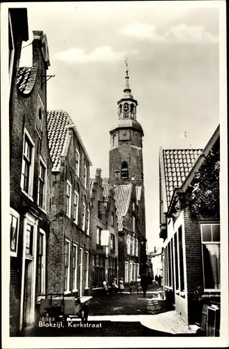 Ak Blokzijl Overijssel Niederlande, Kerkstraat
