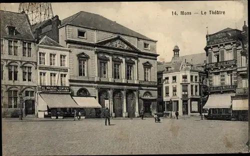 Ak Mons Wallonien Hennegau, Le Théâtre