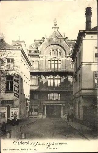 Ak Charleroi Wallonien Hennegau, La Bourse