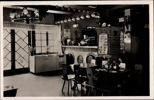 Ak Bouillon Wallonien Luxemburg, Hotel Le Tyrol, Innenansicht