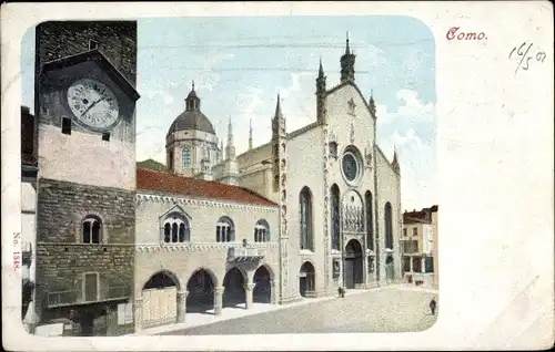 Ak Como Lombardia, Kathedrale
