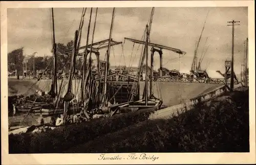 Ak Ismailia Ägypten, The Bridge