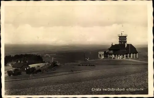 Ak Dobrošov Dobroschau Náchod Region Königgrätz, Chata na Dobrosove u Nachoda