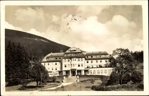 Ak Spindleruv Mlýn Spindlermühle Riesengebirge Region Königgrätz, Zotatovna ROH Dukla