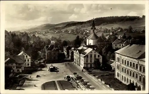 Ak Rokytnice nad Jizerou Rochlitz Iser Riesengebirge Region Reichenberg, Stadtansicht