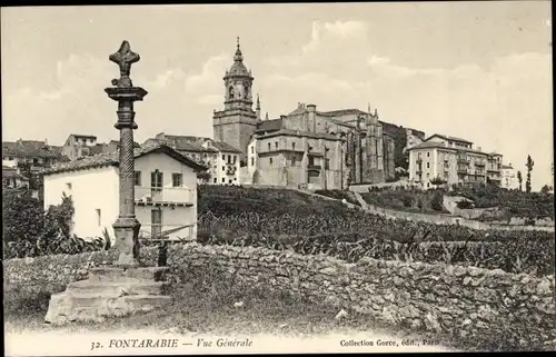 Ak Hondarribia Fuenterrabia Baskenland, Vue générale