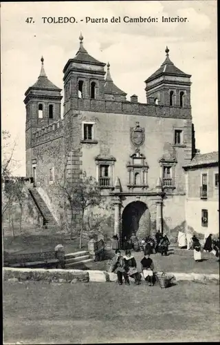 Ak Toledo Kastilien La Mancha Spanien, Puerta del Cambron, Interior