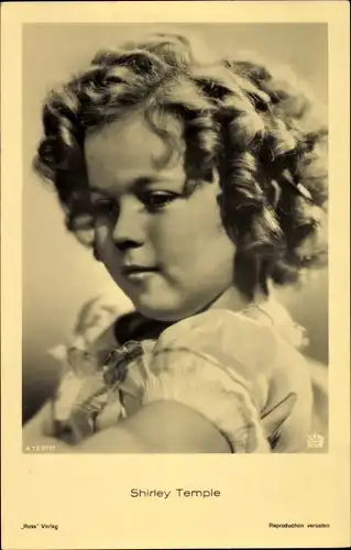 Ak Schauspielerin Shirley Temple, Portrait