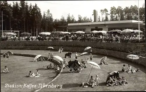 Foto Ak Nürnberg in Mittelfranken, Stadion Kaffee