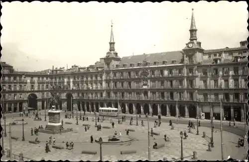 Ak Madrid Spanien, Plaza Mayor