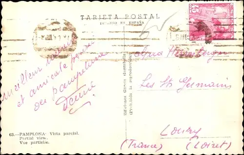Ak Pamplona Navarra, Vista parcial