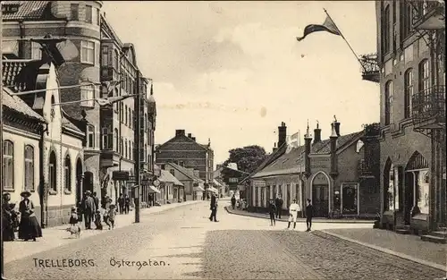 Ak Trelleborg Schweden, Östergatan