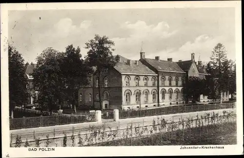 Ak Polczyn Zdrój Bad Polzin Pommern, Johanniter Krankenhaus