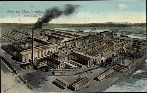 Ak Kenosha Wisconsin, The Simmons Manufacturing Co. Plant.