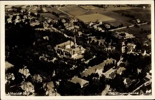 Ak Polanica Zdrój Bad Altheide Schlesien, Fliegeraufnahme