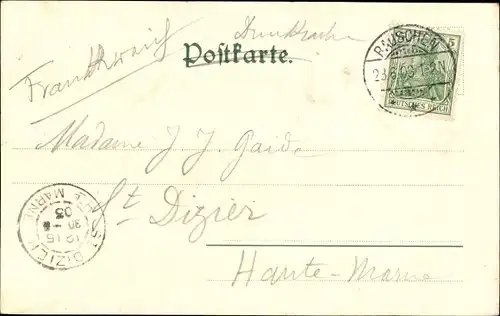 Ak Lesnoje Warnicken Ostpreußen, Wolfsschlucht