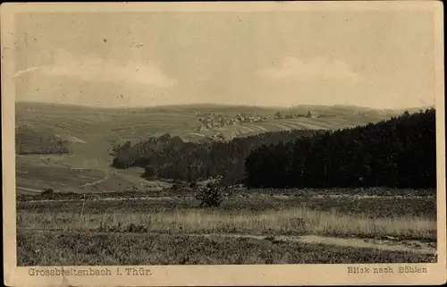 Ak Großbreitenbach in Thüringen, Blick nach Böhlen