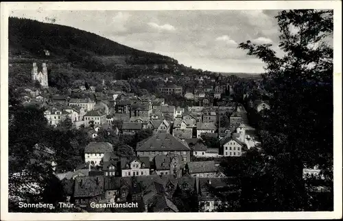 Ak Sonneberg in Thüringen, Gesamtansicht