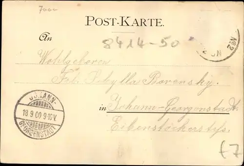 Ak Stuttgart in Württemberg, Johanneskirche und Feuerseeplatz