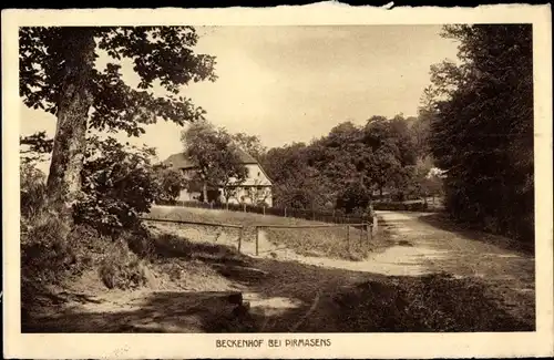 Ak Pirmasens am Pfälzerwald, Beckenhof