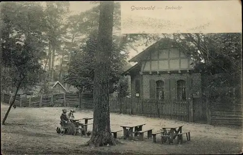 Ak Berlin Wilmersdorf Grunewald, Saubucht