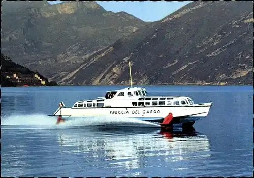 Ak Lago di Garda, Aliscafo, Tragflächenboot, Motorboot Freccia del Garda