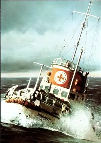 Ak Motorrettungsboot Borkum, 1944-1980 im Einsatz, DGzRS