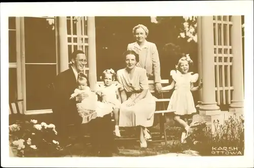 Foto Ak Königin Wilhelmina der Niederlande, Juliana, Prinz Bernhard, Zu Besuch in Ottawa