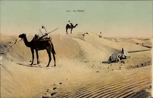 Ak Au Desert, Wüste, Kamele, Maghreb