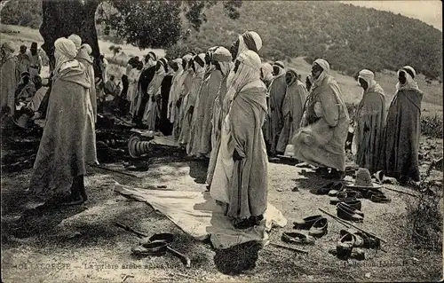 Ak La Priere Arabe, Betende Araber, Maghreb