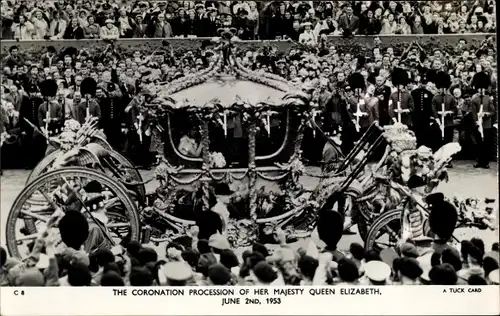 Ak Coronation Procession of Her Majety Queen Elizabeth June 2nd 1953