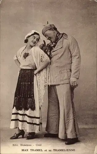 Ak Max Tramel et sa Tramelienne, Komiker