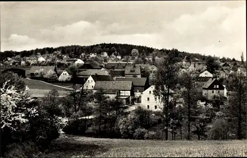 Ak Hartha Hintergersdorf Tharandt im Erzgebirge, Gesamtansicht