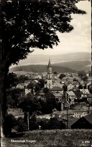 Ak Eibenstock im Erzgebirge Sachsen, Panorama