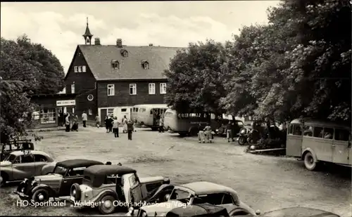 Ak Obersachsenberg Sachsenberg Georgenthal Klingenthal im Vogtland, HO Sporthotel Waldgut