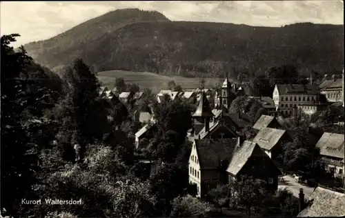 Ak Waltersdorf Großschönau in der Oberlausitz, Teilansicht