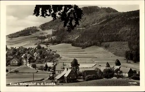 Ak Waltersdorf Großschönau in der Oberlausitz, Teilansicht, Lausche