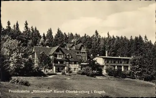 Ak Oberbärenburg Altenberg im Erzgebirge, Fremdenheim Helenenhof