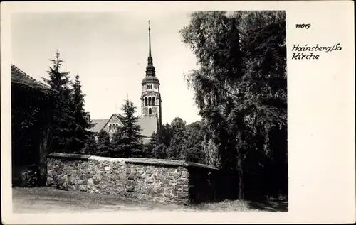 Ak Hainsberg Freital in Sachsen, Kirche