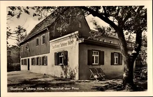 Ak Naundorf Struppen Sachsen, Gasthaus Schöne Höhe