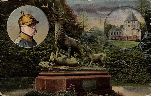 Ak Friedrichsruh Aumühle im Herzogtum Lauenburg, Denkmal, Bismarck Mausoleum