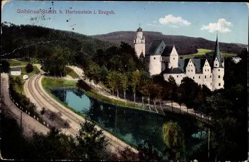 Ak Stein Hartenstein in Sachsen, Schloss Stein